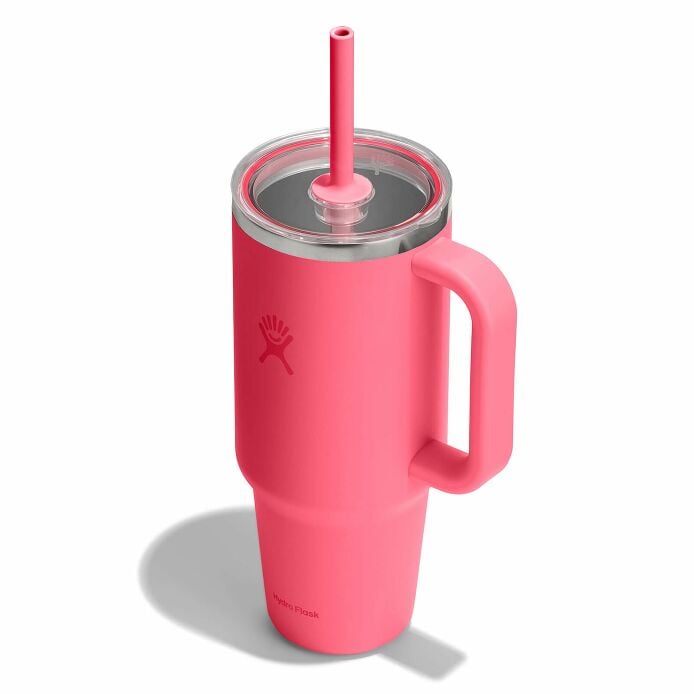 40-oz-travel-tumbler-k8 tt40pscc668-40-oz-travel-tumbler-clear-lid-popstar-pink-angledhigh.jpg