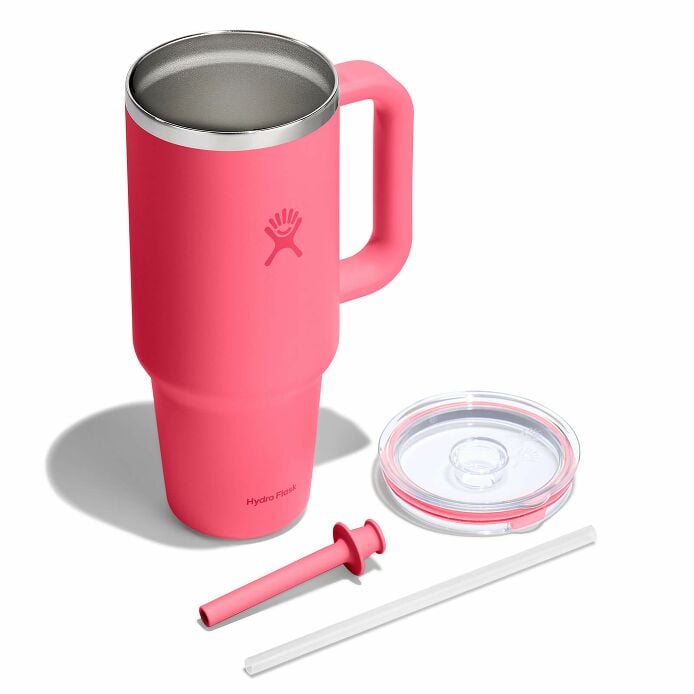 40-oz-travel-tumbler-k8 tt40pscc668-40-oz-travel-tumbler-clear-lid-popstar-pink-exploded.jpg